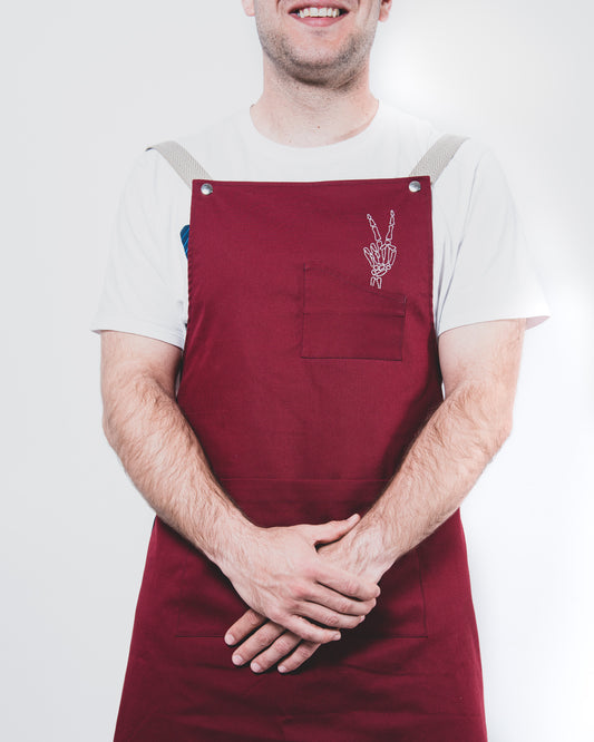 Delantal de cocina con corre ajustable