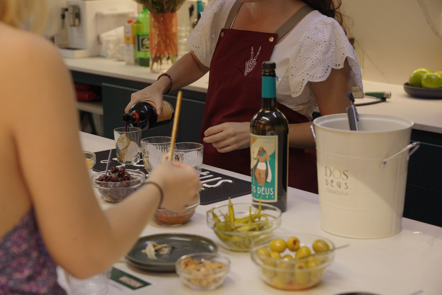 clases de cocina en la noche 